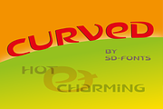 Curved–Dynamic Modern Display Font, a Sans Serif Font by SD-Fonts (Thumbnail 1 of 9)