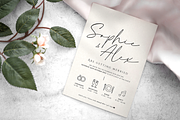 Clean &Minimal Wedding Card Template, an Invitation Template by Esther van Helmont (Thumbnail 5 of 5)