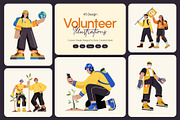 Volunteer Illustration Art Set, a Person Illustration by Vectors Market (Thumbnail 1 of 9)