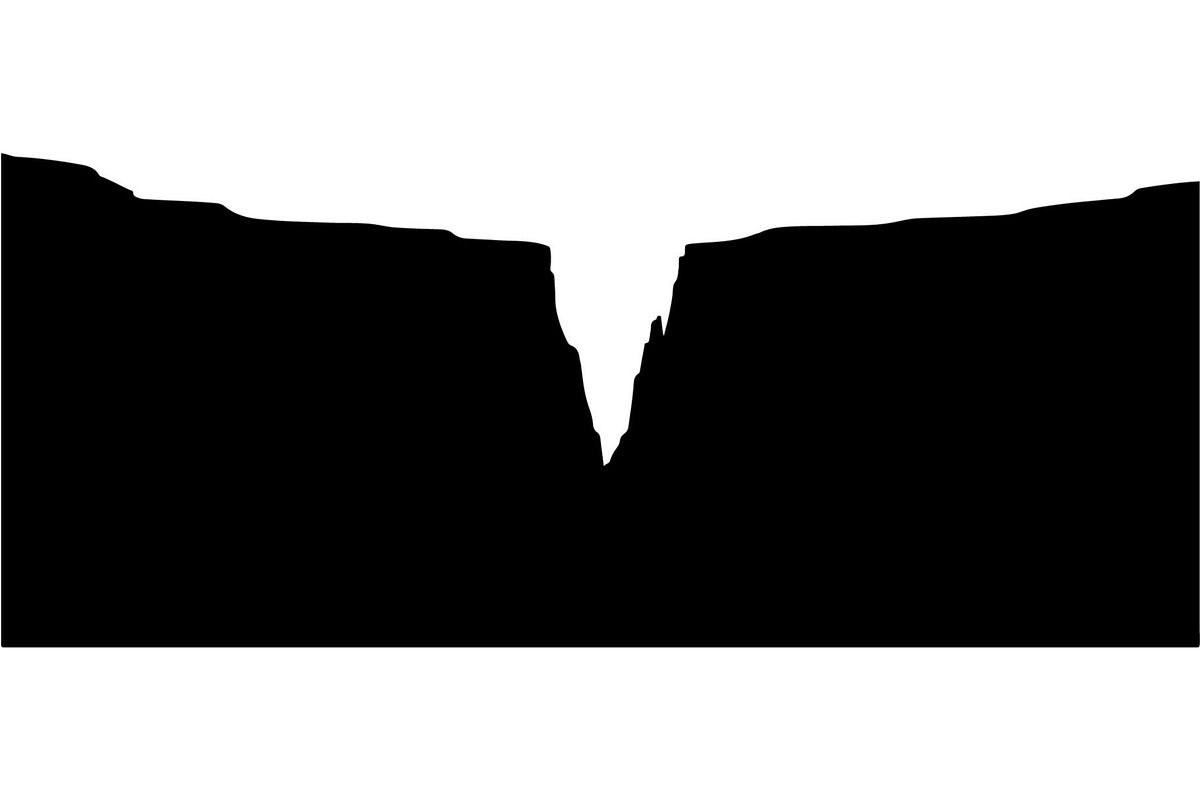 Cliff Landscape Silhouette, an Object Graphic by Creativeshirt (Photo 2 of 20)