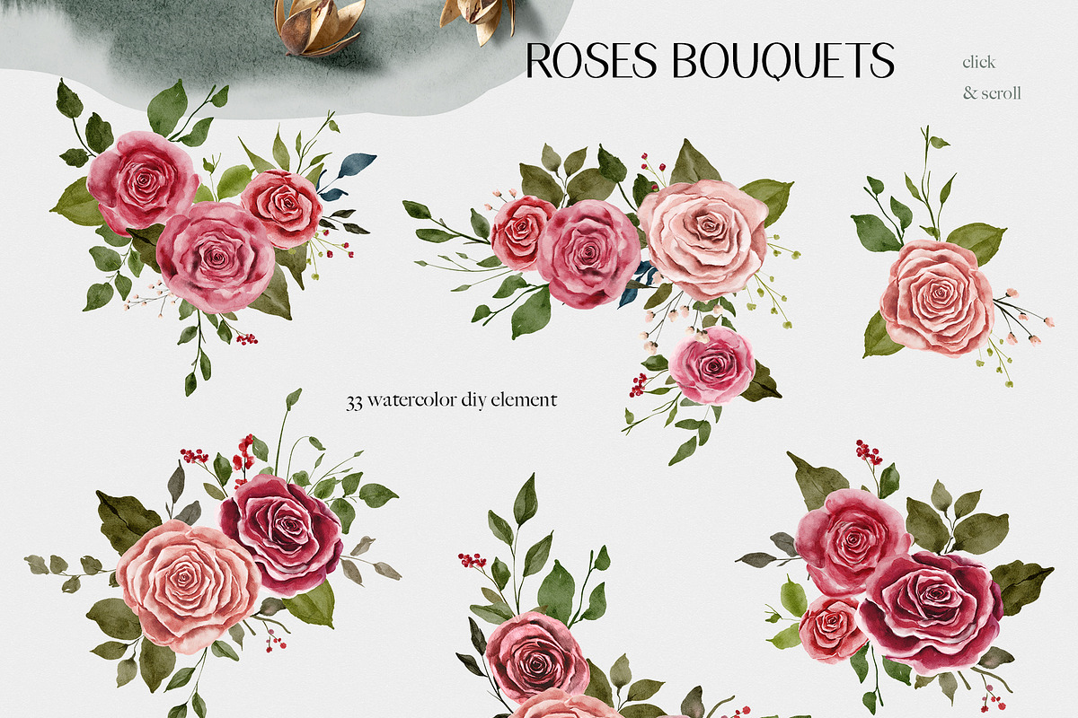 MY DEAR ROSE - Watercolor Roses, an Illustration by Backyard Rose (Photo 4 of 18)