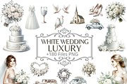 WHITE WEDDING Luxury - Bundle 180, a Person Illustration by VM PARTYS  BY TAIRUMA (Thumbnail 1 of 10)