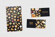 Oriental sweets set + backgrounds, a Food Illustration by Good Studio (Thumbnail 18 of 21)