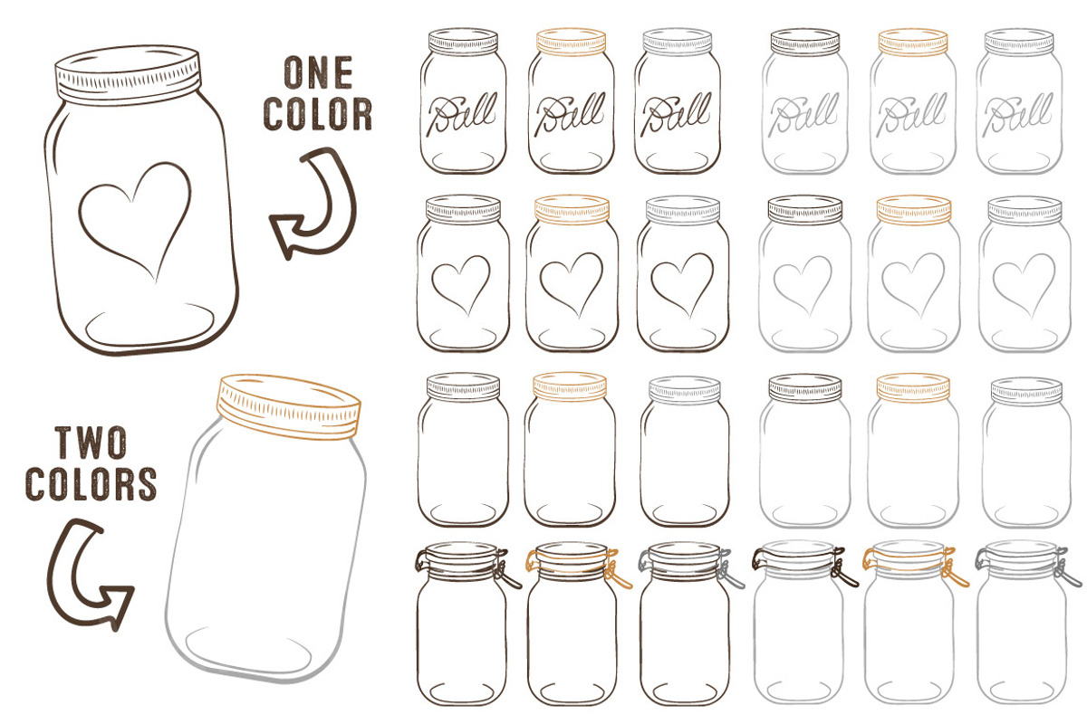 Chocolate Jar Vectors & Clipart, an Illustration by Amanda Ilkov (Photo 3 of 4)