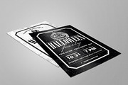 2 Vintage Halloween flyer templates, a Flyer Template by Marie T (Thumbnail 3 of 7)