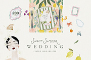 Handmade Wedding Watercolor & Frames, an Object Graphic by Laras Wonderland (Thumbnail 1 of 11)