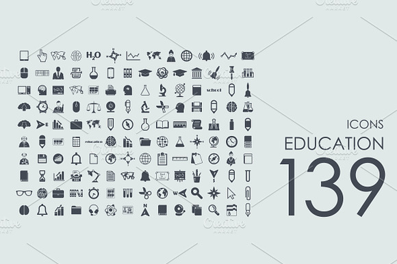 139 Education Icons