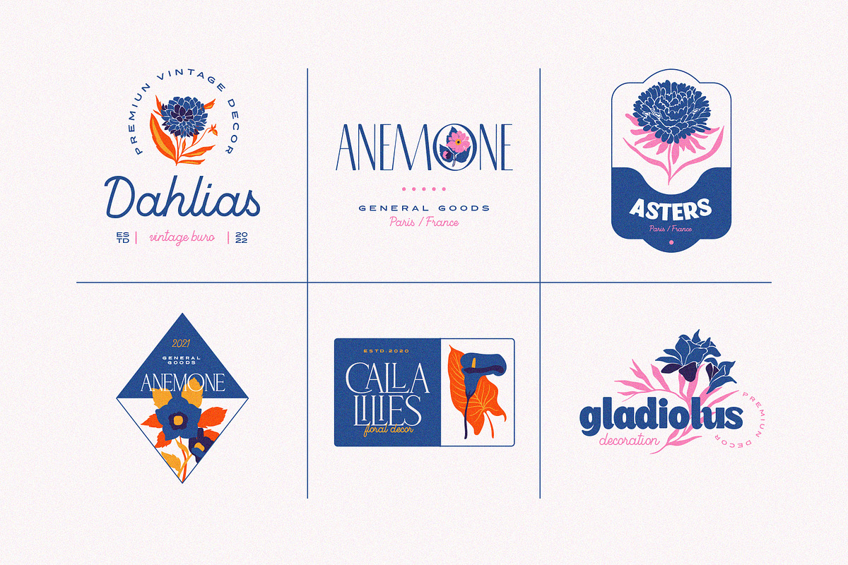 Trendy Flora Logo Kit, a Branding & Logo Template by KetteCreate (Photo 15 of 18)