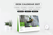 2027 Desk Calendar Printable A5, a Stationery Template by MstArtwork (Thumbnail 2 of 5)
