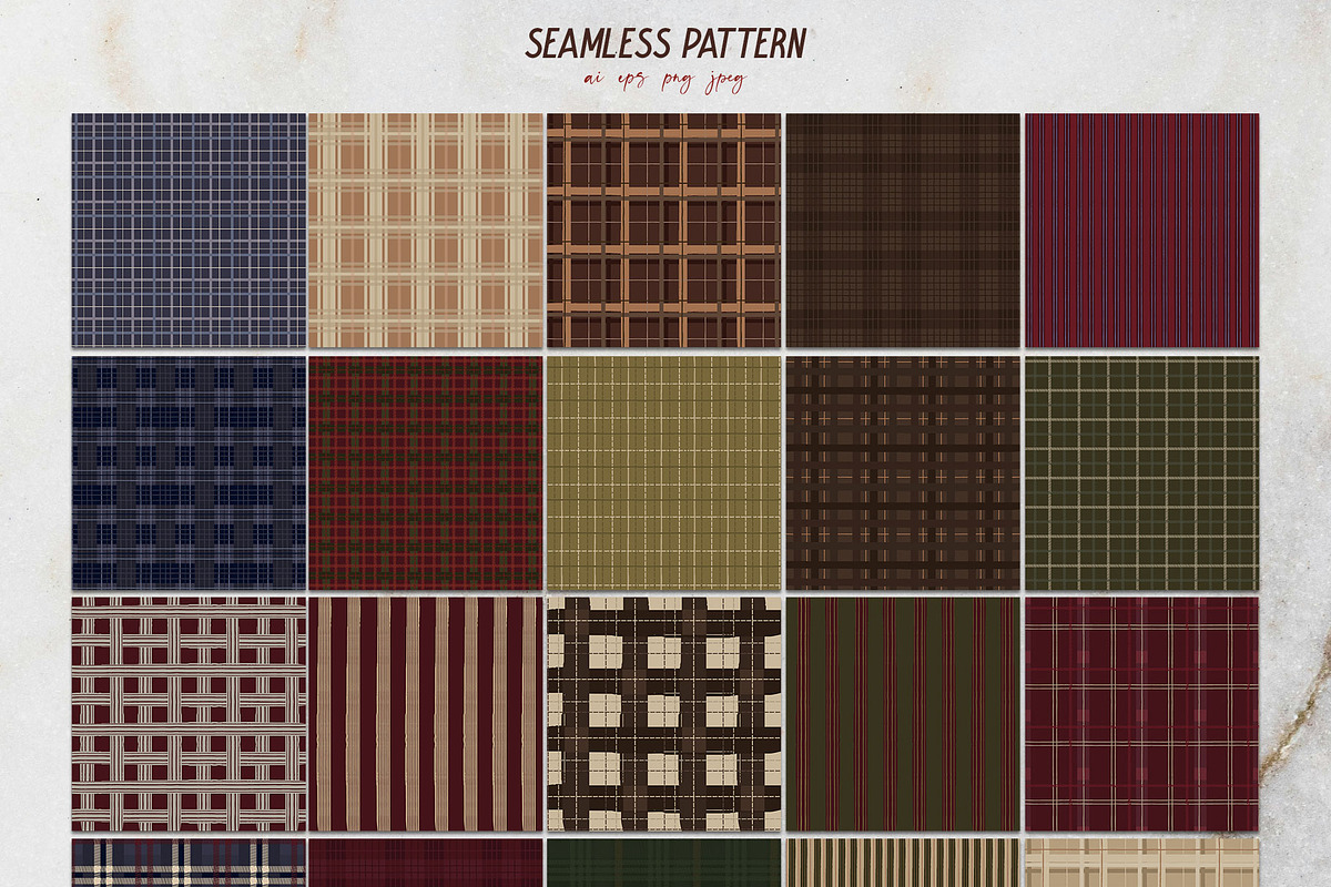 100+ Cozy Season - Patterns & Frames, a Pattern Graphic by Mio Buono (Photo 4 of 15)