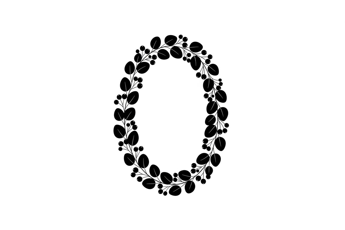 Floral Oval Wreath SVG Bundle, an Illustration by yasushie (Photo 27 of 31)