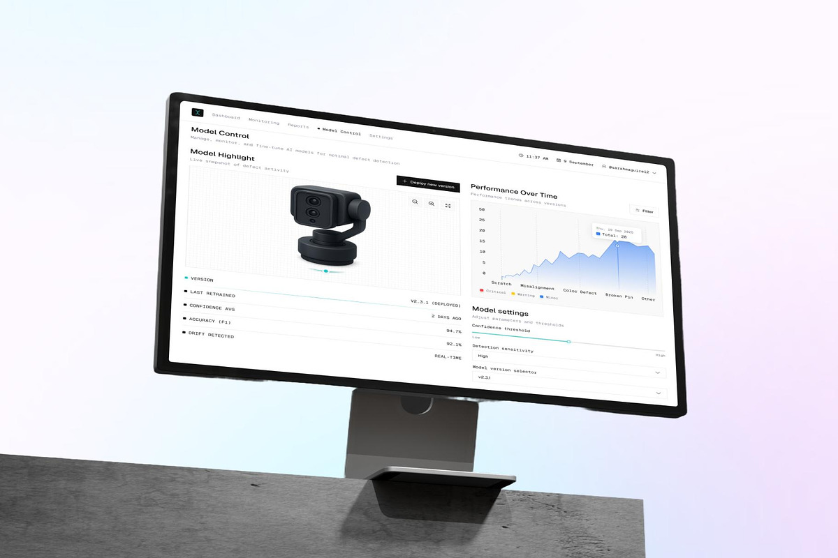 Defect Zero AIVision Quality Control, an UI Kit Template by Creative Perspective (Photo 7 of 7)