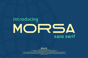 Morsa - Modern Space Font