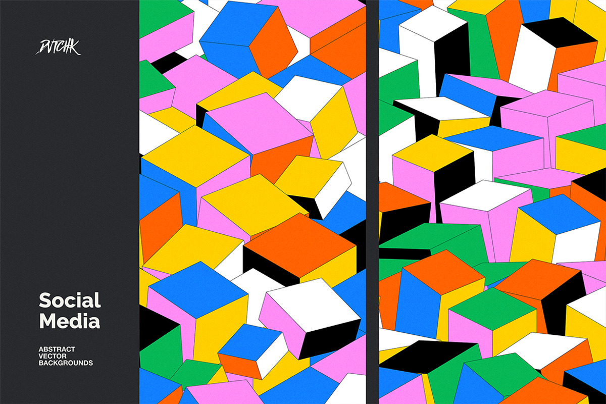 Social Media Vector Backgrounds V 06, a Background Graphic by dvtchk (Photo 8 of 9)