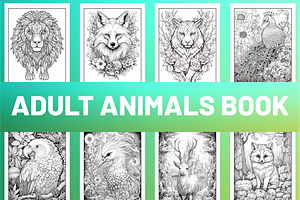 Adult Animals Coloring Pages