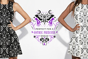 Gothic Halloween seamless patterns, a Pattern Graphic by OlgaSoi007 (Thumbnail 4 of 7)