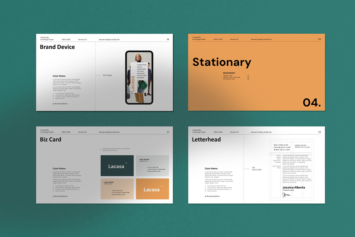 Brand Guidelines Presentation, a Presentation Template by Dream-Lab (Photo 8 of 10)