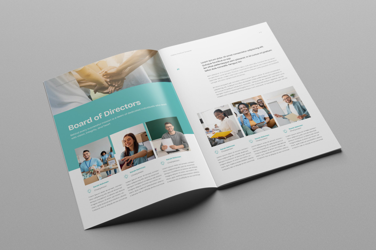 Charity Brochure Template, a Brochure Template by HiveArts (Photo 6 of 9)
