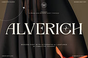 Alverich - Modern Serif Font, a Serif Font by Comactype Foundry (Thumbnail 1 of 22)