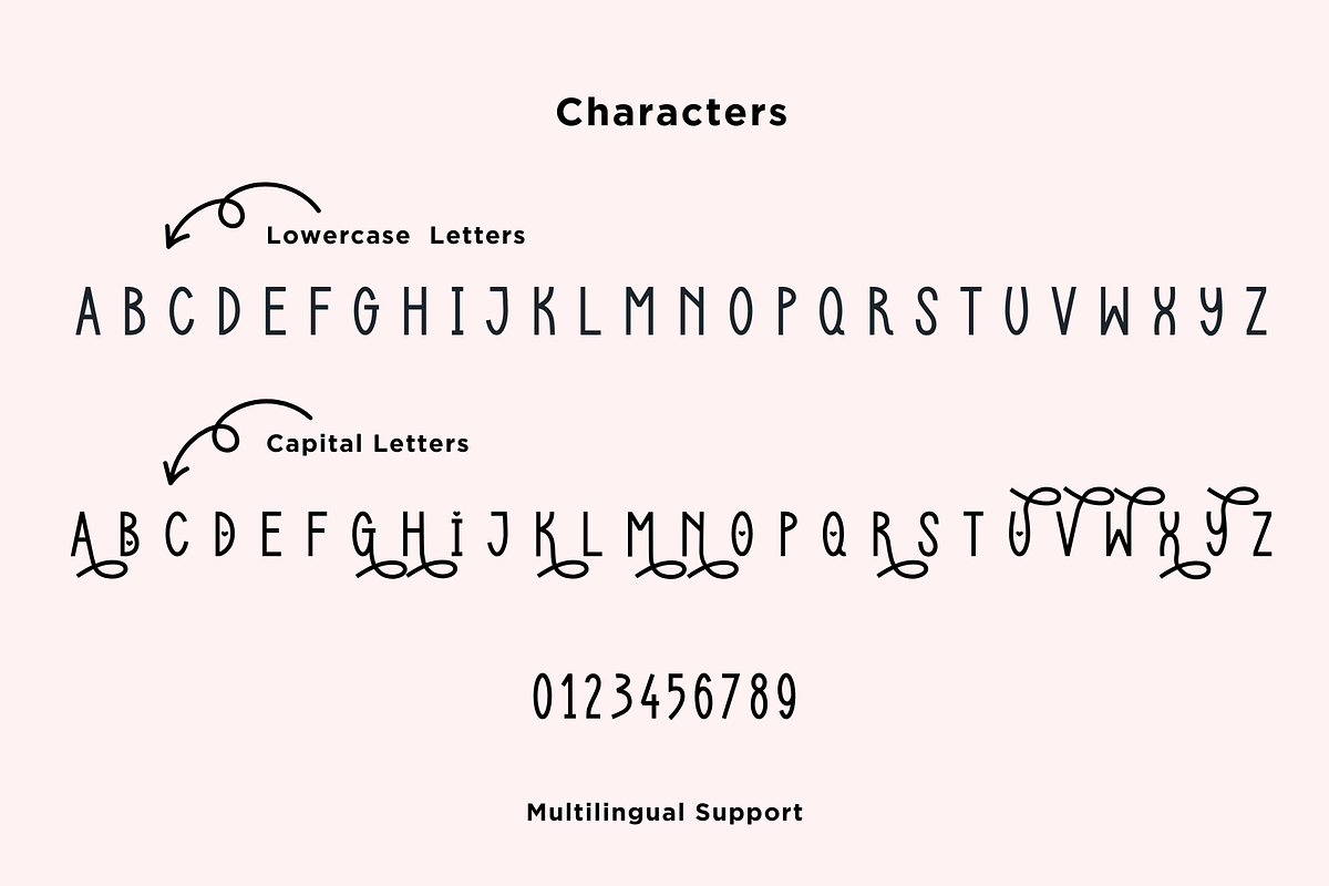Love Story Cute Font, a Sans Serif Font by Sofia Skoog (Photo 9 of 10)