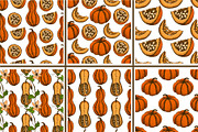 Hand drawn vintage pumpkins, a Decorative Illustration by Elena Mykhailenko (Thumbnail 5 of 5)