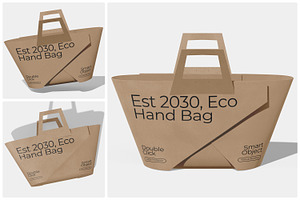 Eco Hand Bag Mockup, a Packaging Mockup by Unerispace