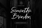Samantha Brandon Handwritten Font, a Script Font by UICreative (Thumbnail 1 of 5)