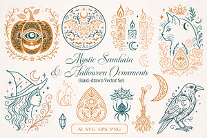 Mystic Samhain & Halloween Ornaments