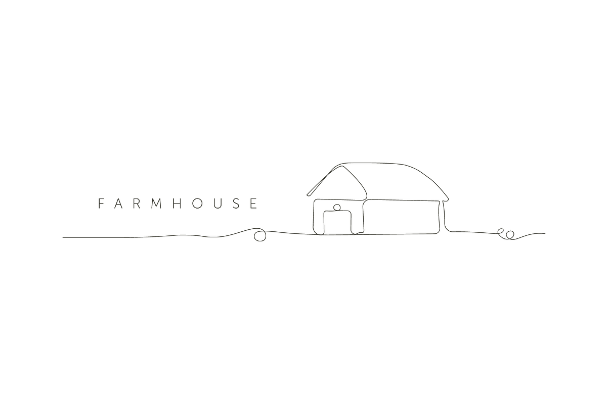 line of a farmhouse building, an Object Graphic by lawoel (Photo 3 of 3)