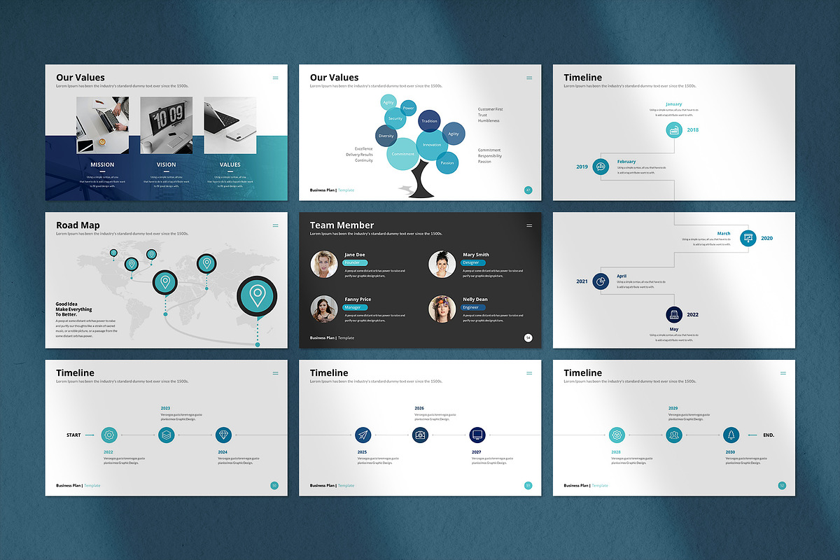 Business Plan PowerPoint Template, a Presentation Template by CreativeSlides (Photo 7 of 23)