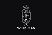 Wedsman - Wedding Ceremony Logo, a Branding & Logo Template by Creattlle (Thumbnail 2 of 4)