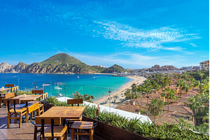 Scenic panoramic aerial view of Los