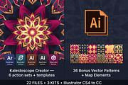 Illustrator Isometric Map Pattern, an Object Illustration by Dreamanart (Thumbnail 2 of 3)