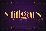 Millgary - Classy Font, a Sans Serif Font by StudioinBry (Thumbnail 1 of 18)