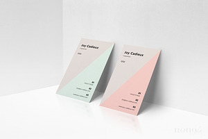 2 Modern Business Cards Joy