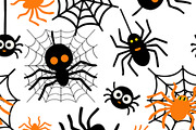 Halloween Spiders and Webs Seamless, a Pattern Graphic by Sharon Schwalbe (Thumbnail 2 of 4)