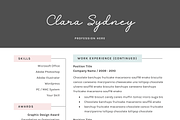 Creative Resume Template for Word, a Resume Template by GResume (Thumbnail 7 of 9)