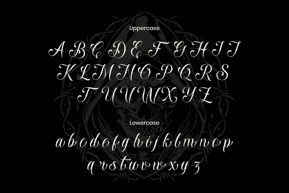 Nocthane - Tatto Style Font, a Blackletter Font by Flawless And Co (Photo 9 of 10)