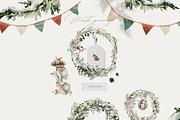 Christmas animals Winter woodland, an Animal Illustration by 60secondsArt (Thumbnail 3 of 15)