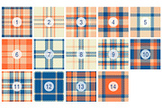 #267 Warm Cozy Blankets, a Pattern Graphic by Plaid4You (Thumbnail 2 of 5)