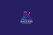 Abstract Success Logo Mountain Flag, a Branding & Logo Template by Signatoro (Thumbnail 3 of 4)
