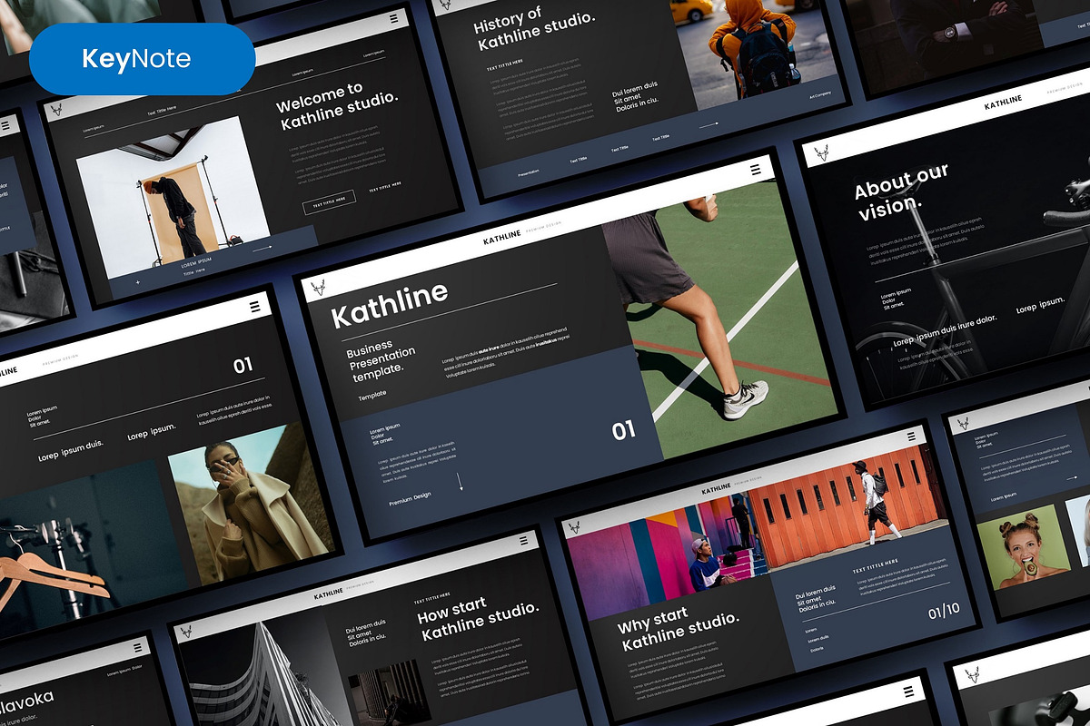 Kathline – Business Keynote Template, a Presentation Template by Dens Creative Studio (Photo 1 of 6)