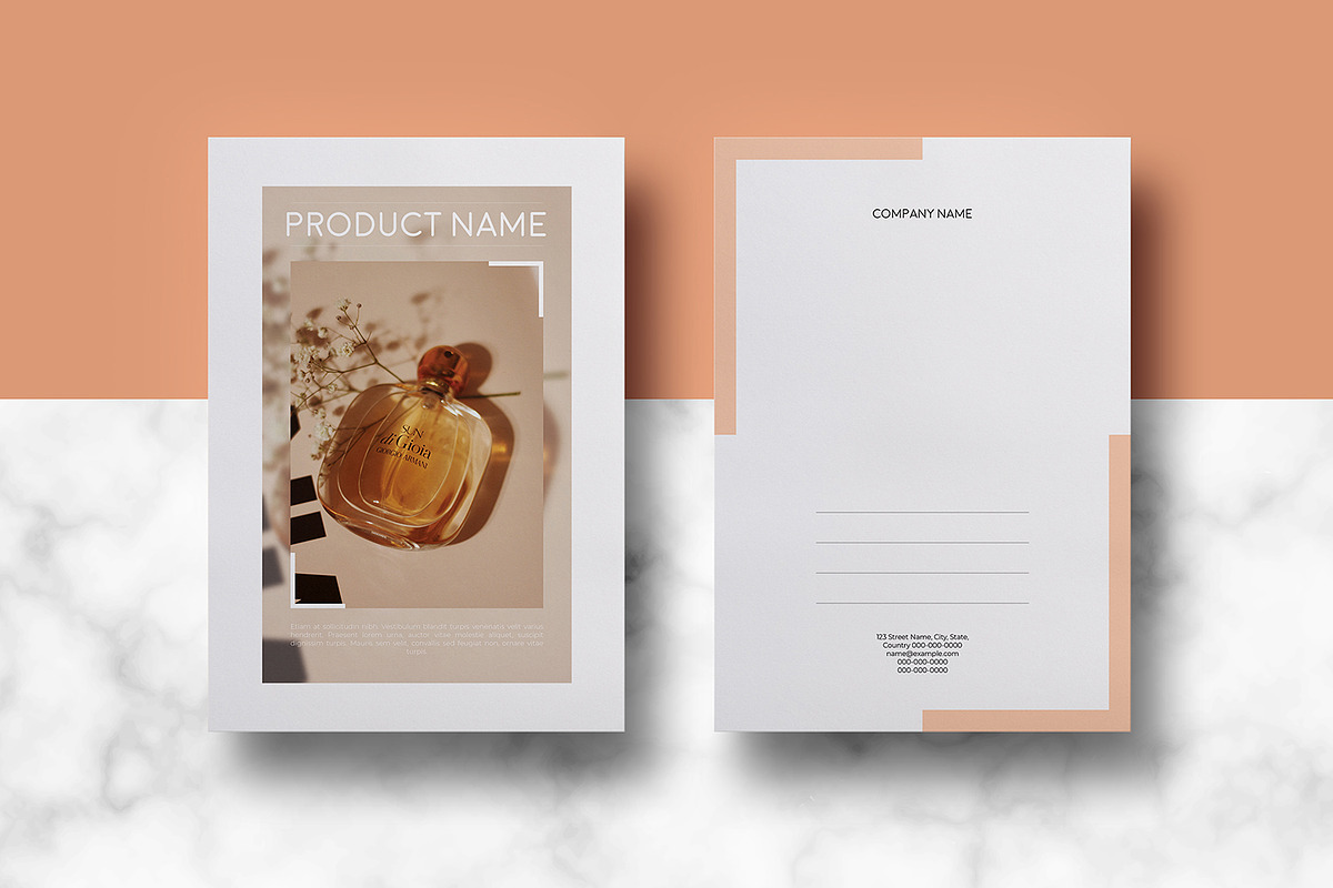 Postcard Template, a Card Template by crazyOWL (Photo 3 of 5)