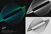 50 Wireframe Vector & PNG Shapes, an Object Graphic by Graphicdome (Thumbnail 6 of 14)