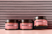 250+ Cosmetic Branding Mockup Bundle, a Cups & Container Mockup by pmvch (Thumbnail 147 of 273)