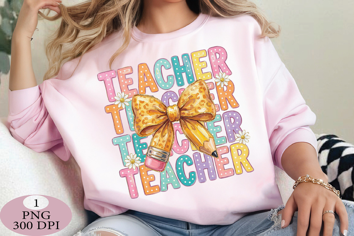 Coquette Teacher Png, an Illustration by Daily.Designs (Photo 3 of 5)