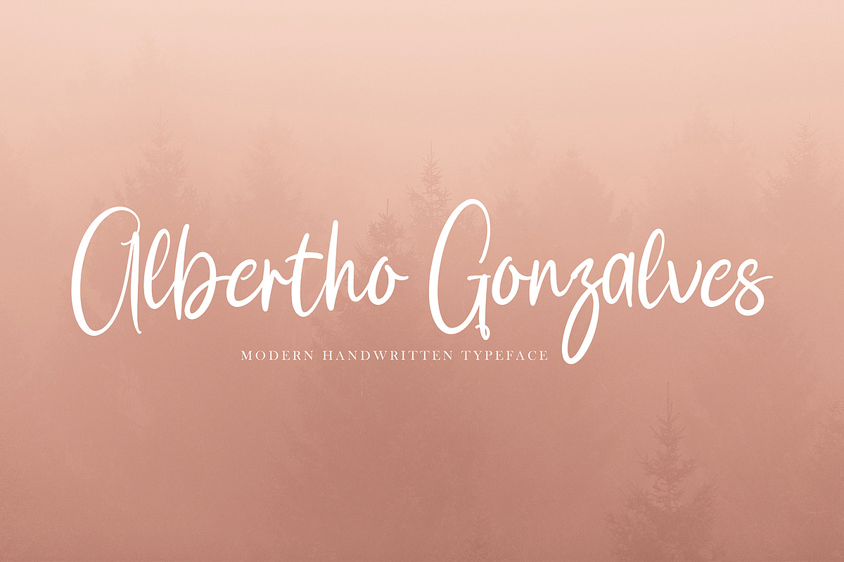 Bibesty, a Script Font by pineungtype (Photo 8 of 10)