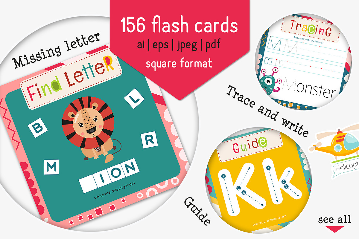 Letter Tracing Handwriting practice, an Education Illustration by Nursery Art (Photo 8 of 12)