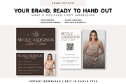 Luxury Business Cards Canva Template, a Business Card Template by BrandhavenStudio (Thumbnail 2 of 10)