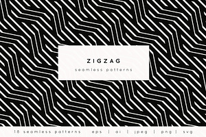 Zigzag Seamless Patterns